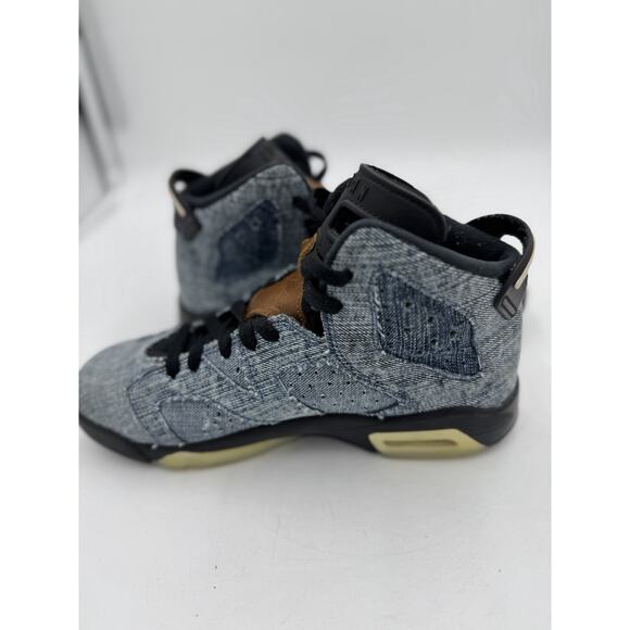 Size 6 (GS) - Jordan 6 Retro High Washed Denim - Picture 6 of 9